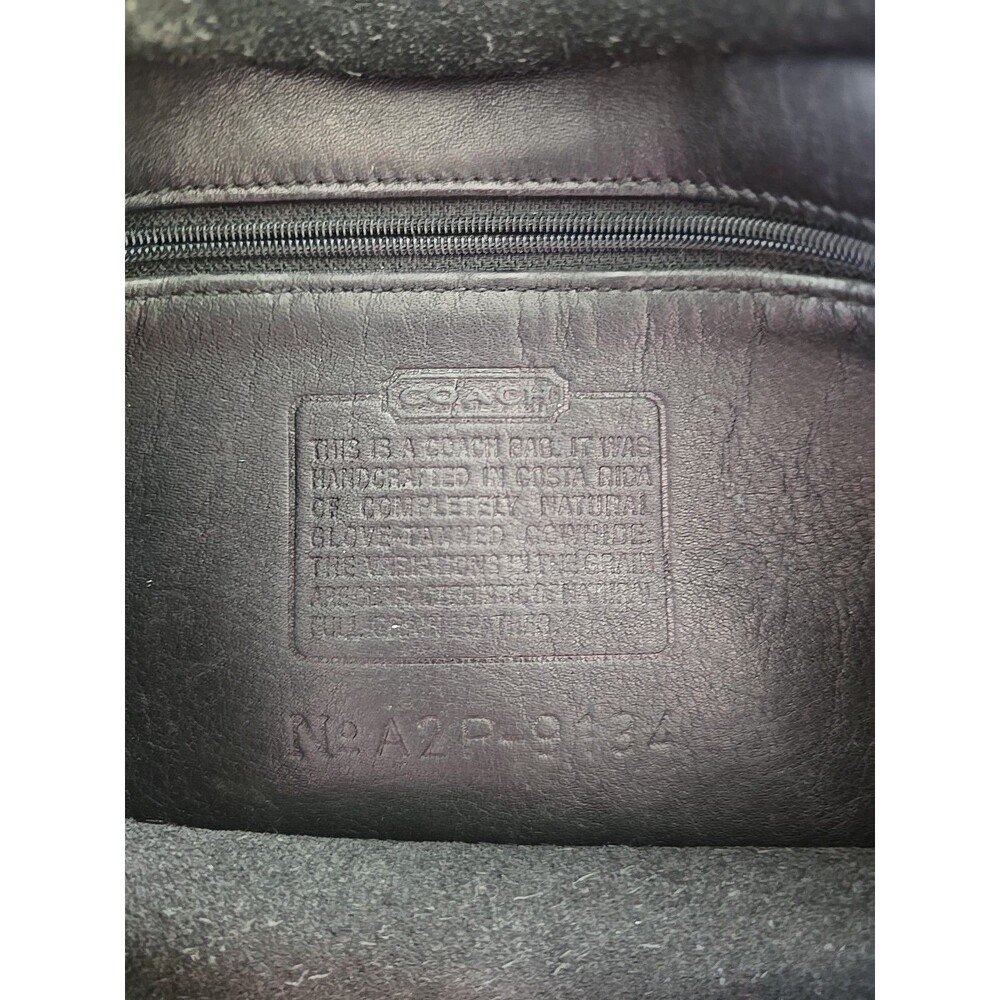 COACH 9134 Vintage 90's Crossbody Leather Bag Women's Black Unisex - Picture 12 of 16